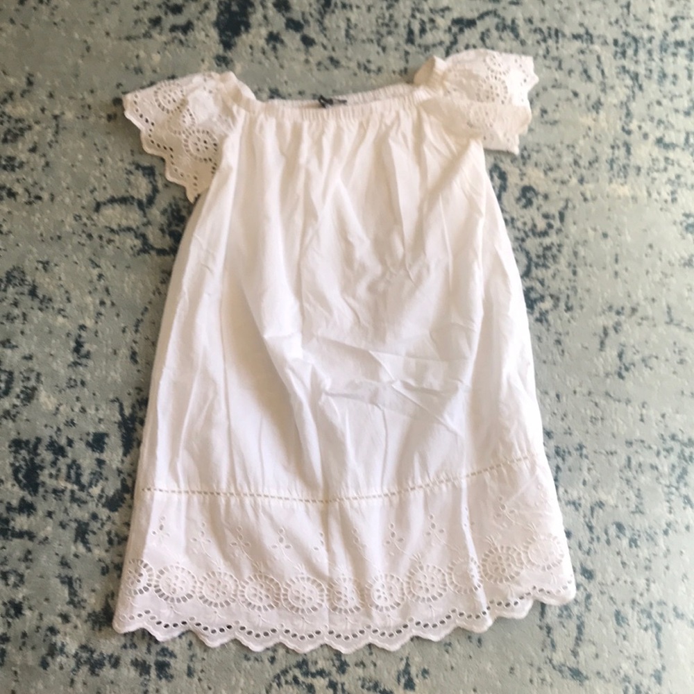 Sweet eyelet dress.